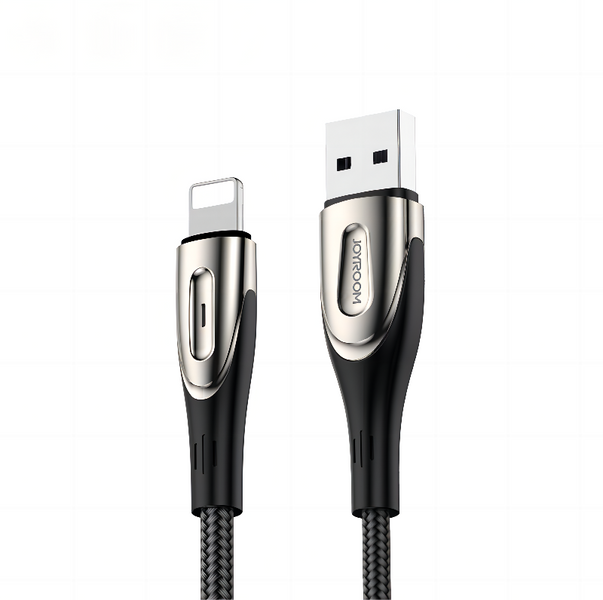 Kabel Joyroom Sharp Series USB-A - Lightning 3A 2m czarny zdjęcie 8