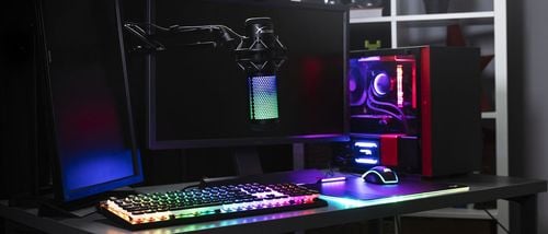 Mikrofon HyperX QuadCast S USB, podświetlenie RGB LED, streaming, gaming, podcasty, 4P5P7AA na Arena.pl