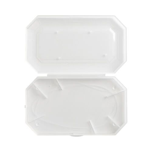 Plastikowe pudełko do przechowywania szklanych pilników do stóp na Arena.pl