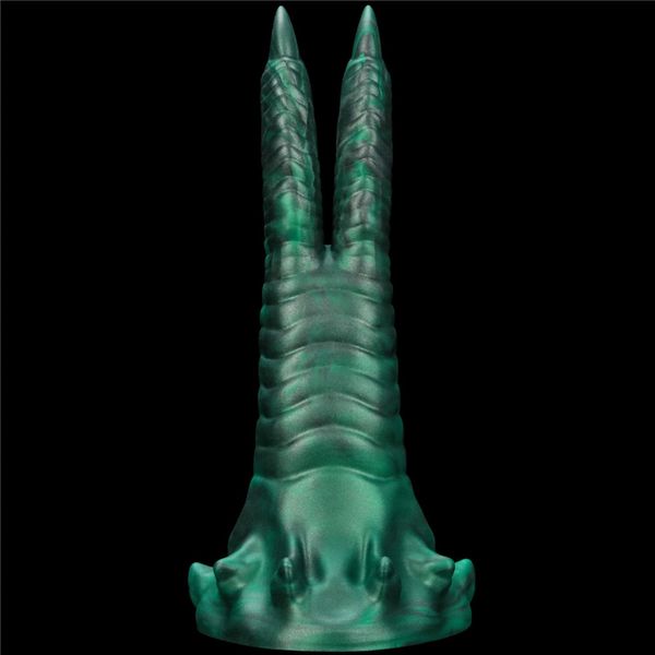 Savage Charm Double-Claw Vibrating Silicone Dildo zdjęcie 11