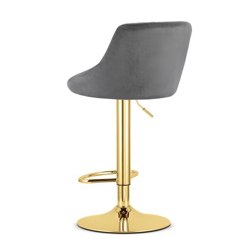 Hoker KAST - aksamit szary / baza złota na Arena.pl