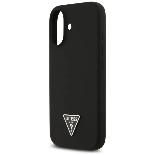 etui guess silicone triangle logo magsafe do iphone 17 - czarne na Arena.pl