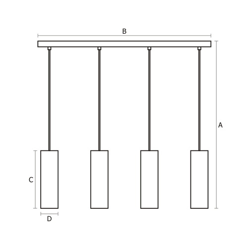 NOWOCZESNE LAMPY WISZĄCE ROLLER 4L 05/4LB na Arena.pl