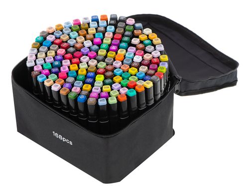 Markery Dwustronne Alkoholowe W Etui 168 Sztuk na Arena.pl