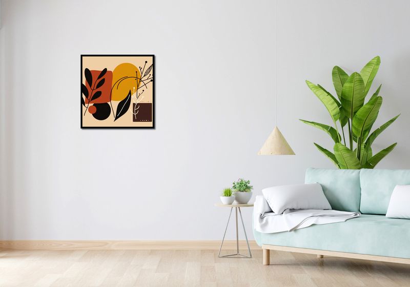 Plakat 60x60cm Ciepłe Kontury zdjęcie 4