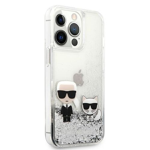 Etui Karl Lagerfeld do iPhone 13 Pro Max, Srebrny na Arena.pl