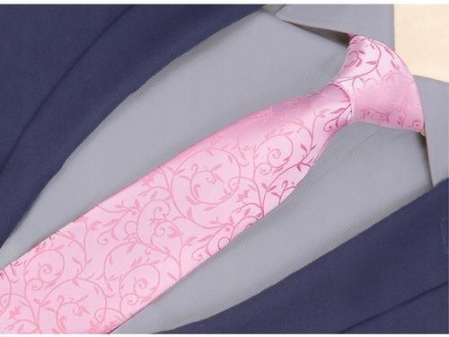 ŻAKARDOWY KRAWAT + POSZETKA Wypustka Męska do Garnituru Mikrofibra na Arena.pl