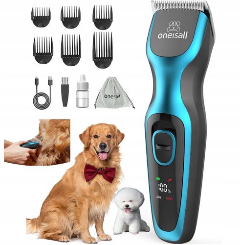Profesjonalna Maszynka Do Strzyżenia Psów Psa Zwierząt Cicha Bezprzewodowa na Arena.pl