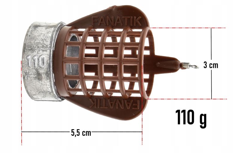 Koszyk Podajnik Fanatik Feeder Wing-Bullet 110 g zdjęcie 2