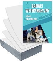 Ulotki A5 1000 szt firmowe reklamowe GABINET WETERYNARYJNY + PROJEKT GRATIS