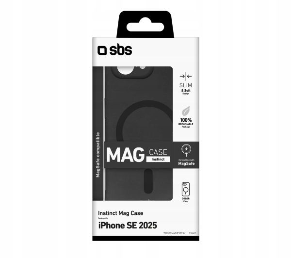 Etui plecki SBS Instinct Czarne do Apple iPhone 16e zdjęcie 2