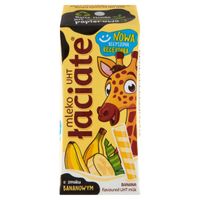 Łaciate Mleko UHT o smaku bananowym 200 ml