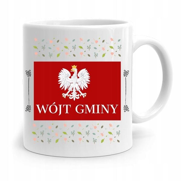 Dla Wójta Kubek Na Prezent Mucha Nie Siada Z Nadrukiem Ze Zdjęciem zdjęcie 1