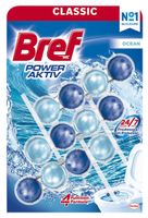 Kostka toaletowa zawieszka WC BREF Classic kulki 50 g x 3 szt. bryza oceanu