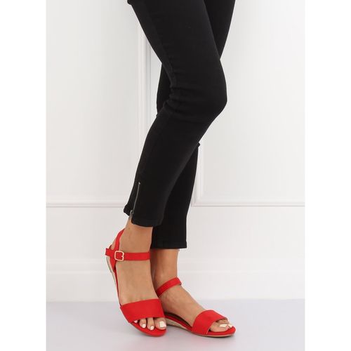 Sandałki espadryle czerwone 9R73 Red r.41 na Arena.pl