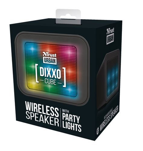 Trust Dixxo Cube Wireless Bluetooth Speaker with party lights na Arena.pl