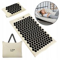 MATA DO AKUPRESURY AKUMATA Z KOLCAMI ECO NATURALNA BAWEŁNA 43X72CM