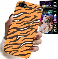 ETUI DO HUAWEI Y5 2018 - PLECKI W TYGRYSIE PASKI POKROWIEC +SZKŁO