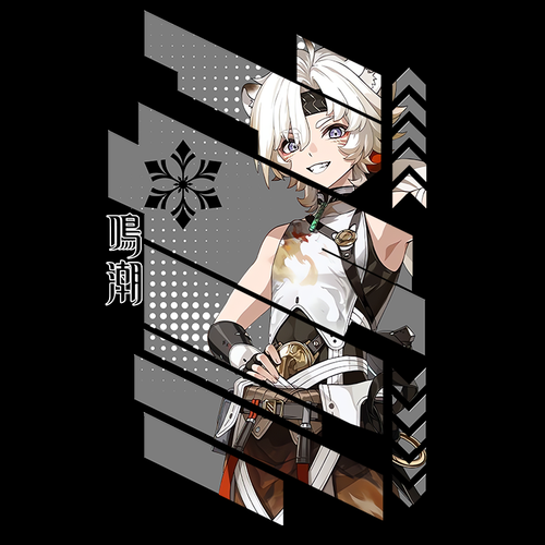 Koszulka Czarna Wuthering Waves - WYBIERZ FASON I KOLOR KOSZULKI Męska M na Arena.pl