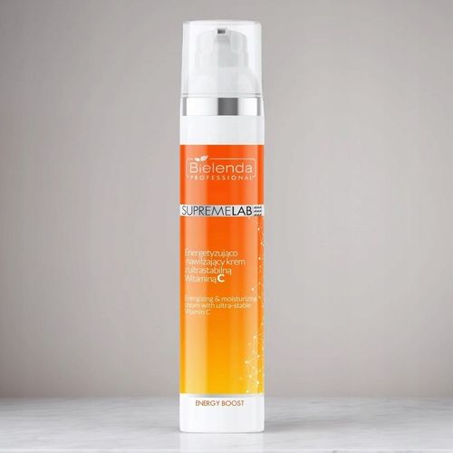 BIELENDA SUPREMELAB ENERGY BOOST KREM Z ULTRASTABILNĄ WITAMINĄ C 100ML na Arena.pl