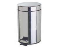 Kubeł śmietnik pedał 5l łazienka biuro Chrom fra