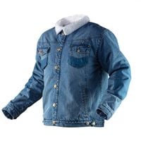 kurtka jeansowa ocieplana denim rozm.. l - t n81-557-l