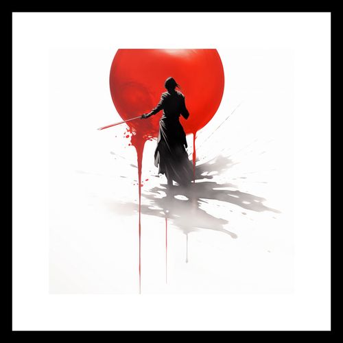 Plakat 20x20cm Samotny Samuraj na Arena.pl