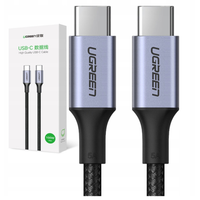 Kabel USB-C do USB-C UGREEN US316, 100W, 2m (czarny)