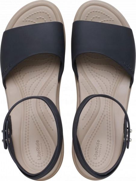 Damskie Sandały Koturn Crocs Brooklyn Ankle Strap 209406 Wedge 38-39 zdjęcie 6
