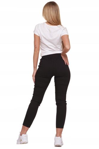 Spodnie Joggery Damskie Elastyczne z Wiązaniem Eleganckie Modne MORAJ na Arena.pl