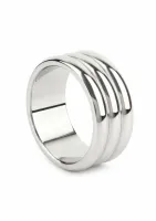 mr. steel elegant deep c-ring 50mm stalowy pierścień anatomiczny