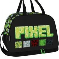 TORBA SPORTOWA SZKOLNA NA BASEN WF DLA CHŁOPCA PIXEL ZIELONY GRA