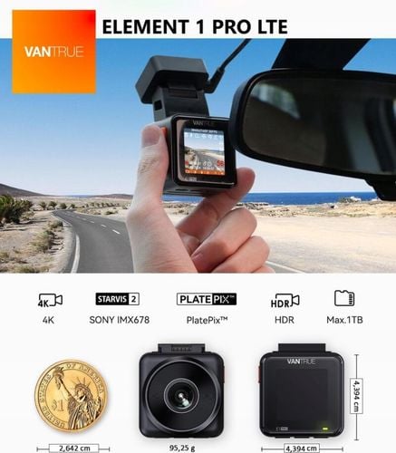 Kamera samochodowa Vantrue E1 Pro LTE 4K/WiFi/1,58" na Arena.pl