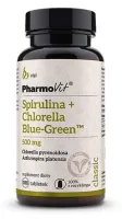 Spirulina + Chlorella BLUE-GREEN (500 mg) Bezglutenowa 180 Tabletek