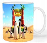 Kubek ceramiczny Pingwiny z Madagaskaru