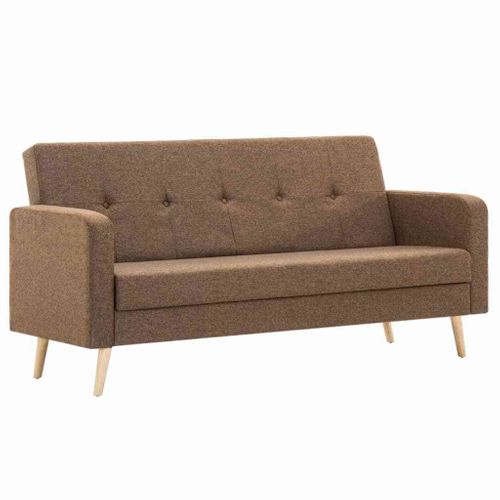 Rozkładana Sofa Materiałowa, Brązowa na Arena.pl