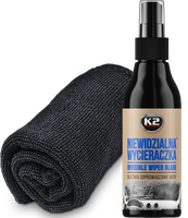 NIEWIDZIALNA WYCIERACZKA PŁYN SPRAY K2 150ML POWŁOKA HYDROFOBOWA MIKROFIBRA