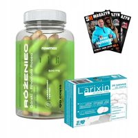 nowmax RHODIOLA ROSEA RÓŻENIEC GÓRSKI 90 kaps + WEGAFARM LARIXIN 20 tabl