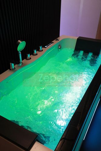 Wanna z hydromasażem EBX-7066 white prostokątna 170cmx78cmx61cm Wodosp na Arena.pl