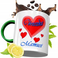 Kubek Zielony Dla Dziecka Dzień Dziecka Na Prezent Z Nadrukiem Ze Zdjęciem