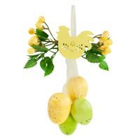 WIELKANOCNY STROIK ŚWIĄTECZNY WIOSENNY WISZĄCY