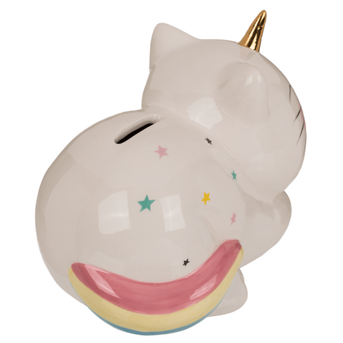 Skarbonka kot kotek jednorożec z tęczowym ogonkiem na Arena.pl