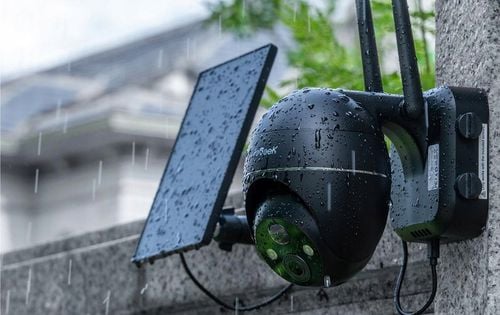 2X ZEWNĘTRZNA KAMERA WIFI SOLARNA OBROTOWA NA BATERIE Z PANELEM SOLARNYM na Arena.pl