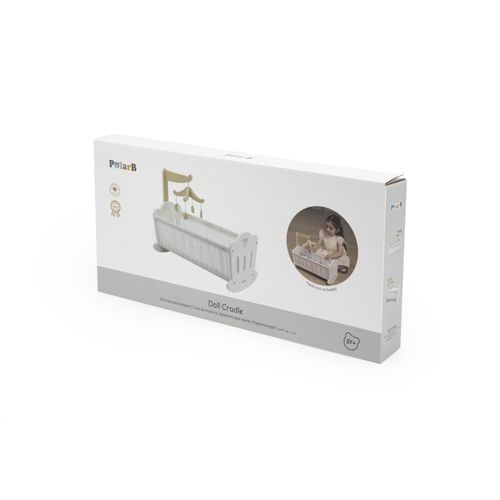 VIGA PolarB Kołyska Drewniana dla Lalek Łóżeczko na Arena.pl