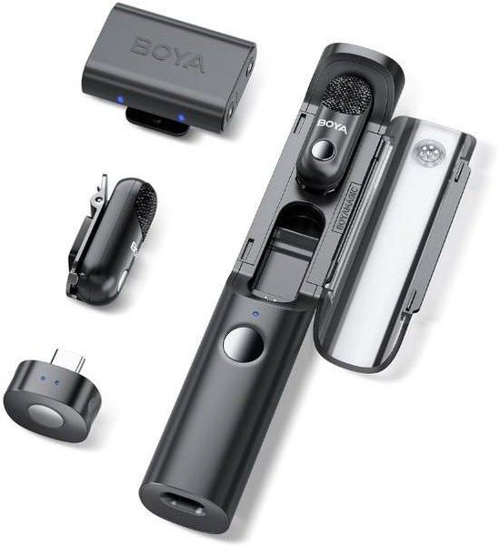 Mini system mikrofonów bezprzewodowy BOYA Magic-03 USB-C/3.5mm zdjęcie 2