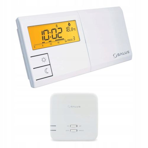 Sterownik bezprzewodowy pieca kotła natynkowy regulator tygodniowy Salus na Arena.pl