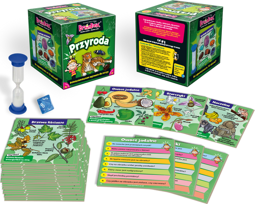 BRAINBOX : PRZYRODA GRA PLANSZOWA REBEL na Arena.pl