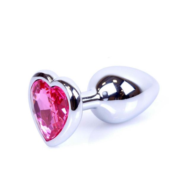 Plug-Jewellery Silver  Heart Plug- Pink zdjęcie 10