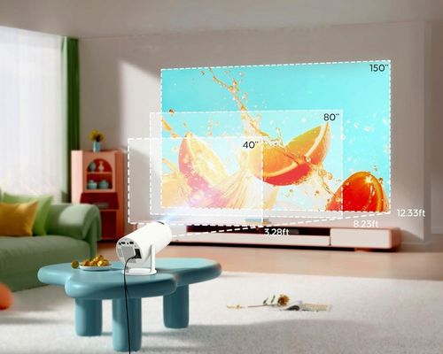 PROJEKTOR ANDROID 4K MINI PRZENOŚNY RZUTNIK WIFI SMART TV OBROTOWY LED FHD na Arena.pl