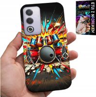 ETUI DO OPPO A80 5G - ROCK PERKUSJA BĘBNY ROCK & ROLL + FOLIA